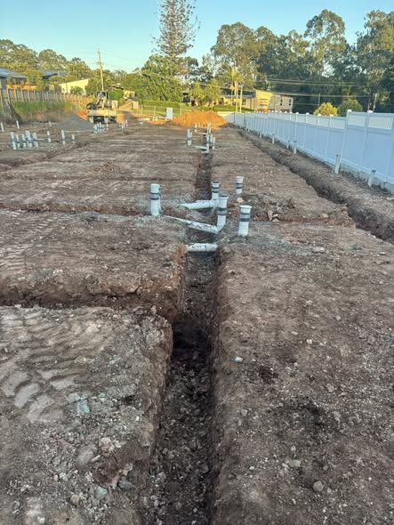 Site prep complete and ready for next stage